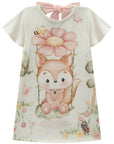 Vestido em Malha Power 93426 Infanti Infantil Menina