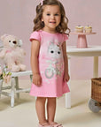 Vestido em Malha Power 94514 Infanti Bebê Menina
