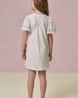 Vestido em Malha Power. Acompanha Bolsa 96674 Infanti Infantil Menina
