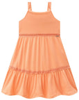Vestido em Malha Texturizada 88132 Infanti Infantil Menina