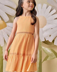 Vestido em Malha Texturizada 88132 Infanti Infantil Menina