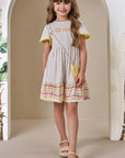Vestido em Malha Wave (acompanha Bolsa) 88112 Infanti Infantil Menina