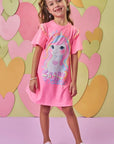 Vestido em Meia Malha 86602 Infanti Infantil Menina