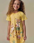 Vestido em Meia Malha 94480 Infanti Infantil Menina