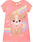 Vestido em Meia Malha 94501 Infanti Bebê Menina