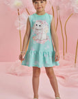 Vestido em Molecotton 83695 Infanti Infantil Menina