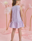 Vestido em Molecotton 83695 Infanti Infantil Menina