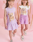 Vestido em Molecotton 83695 Infanti Infantil Menina
