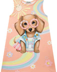 Vestido em Molecotton 86596 Infanti Infantil Menina