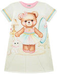 Vestido em Molecotton 86960 Infanti Infantil Menina