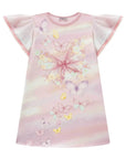 Vestido em Molecotton 88127 Infanti Infantil Menina