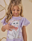 Vestido em Molecotton 88853 Infanti Infantil Menina