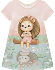 Vestido em Molecotton 93500 Infanti Infantil Menina