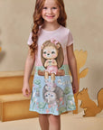 Vestido em Molecotton 93500 Infanti Infantil Menina