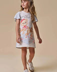 Vestido em Molecotton 94643 Infanti Infantil Menina