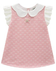 Vestido em Molecotton e Viscose Sarjada 93458 Infanti Infantil Menina