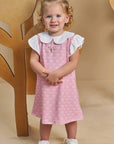 Vestido em Molecotton e Viscose Sarjada 93458 Infanti Infantil Menina