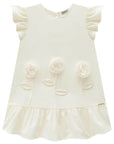 Vestido em Sarja com Elastano 97161 Infanti Infantil Menina