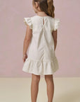 Vestido em Sarja com Elastano 97161 Infanti Infantil Menina