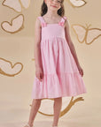Vestido em Tecido Brilho Holográfico 87183 Infanti Infantil Menina