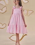 Vestido em Tecido Brilho Holográfico 87183 Infanti Infantil Menina