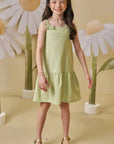 Vestido em Tecido Listrado 87946 Infanti Infantil Menina