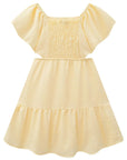 Vestido em Tecido Texturizado 84617 Infanti Infantil Menina