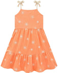Vestido em Tricoline Bordado 86512 Infanti Infantil Menina