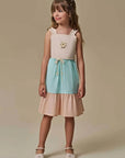 Vestido em Tricoline com Elastano 97031 Infanti Infantil Menina