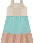 Vestido em Tricoline com Elastano 97031 Infanti Infantil Menina