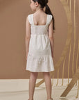 Vestido em Tricoline Maquinetado 96671 Infanti Infantil Menina