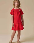 Vestido em Tricoline Texturizado 95745 Infanti Infantil Menina
