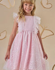 Vestido em Tule Borboleta 87184 Infanti Infantil Menina