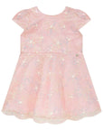 Vestido em Tule Bordado Garden 83638 Infanti Bebê Menina