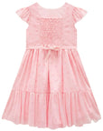 Vestido em Tule Flocking Coração 93443 Infanti Infantil Menina