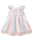 Vestido em Tule Foil Degradê 87092 Infanti Bebê Menina