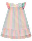 Vestido em Tule Foil Degradê 87219 Infanti Infantil Menina