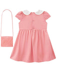 Vestido em Twill Rayon (acompanha Bolsa) 87110 Infanti Bebê Menina