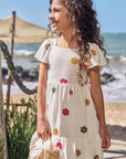 Vestido em Viscose Bordado 96423 Infanti Infantil Menina