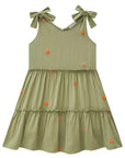Vestido em Viscose Bordado Flores 82982 Infanti Infantil Menina