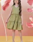 Vestido em Viscose Bordado Flores 82982 Infanti Infantil Menina