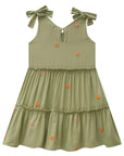 Vestido em Viscose Bordado Flores 82982 Infanti Infantil Menina