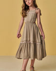 Vestido Midi em Viscose Lírio 88168 Infanti Infantil Menina