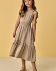 Vestido Midi em Viscose Lírio 88168 Infanti Infantil Menina