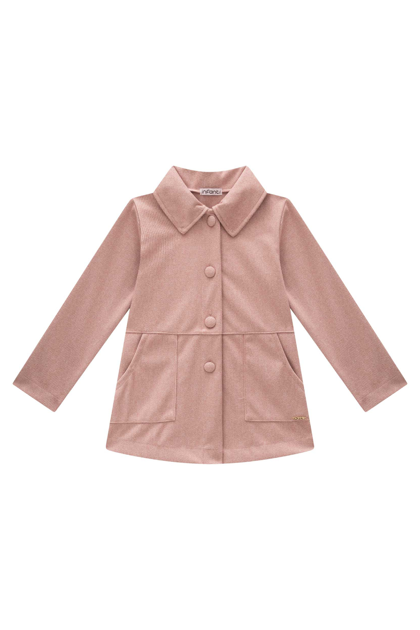 Sobretudo em Lã Batida 92598 Infanti Infantil Menina