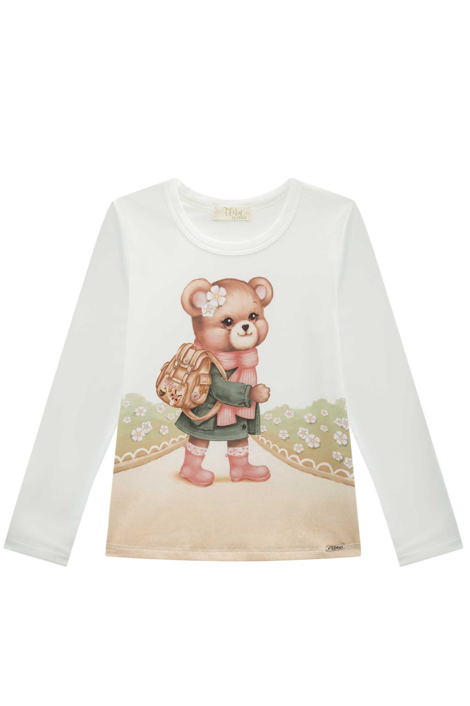 Blusa em Termoskin Peluciado 89413 Infanti Infantil Menina