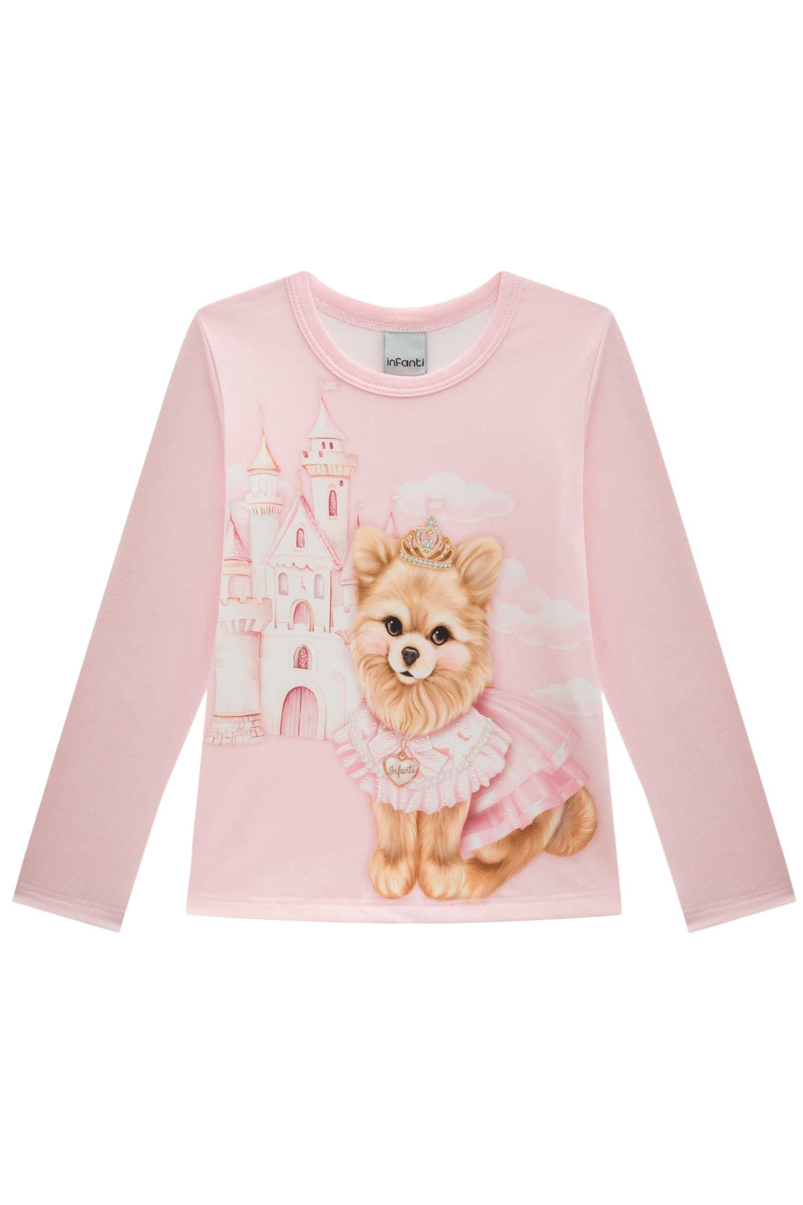 Blusa em Termoskin Peluciado 89482 Infanti Infantil Menina