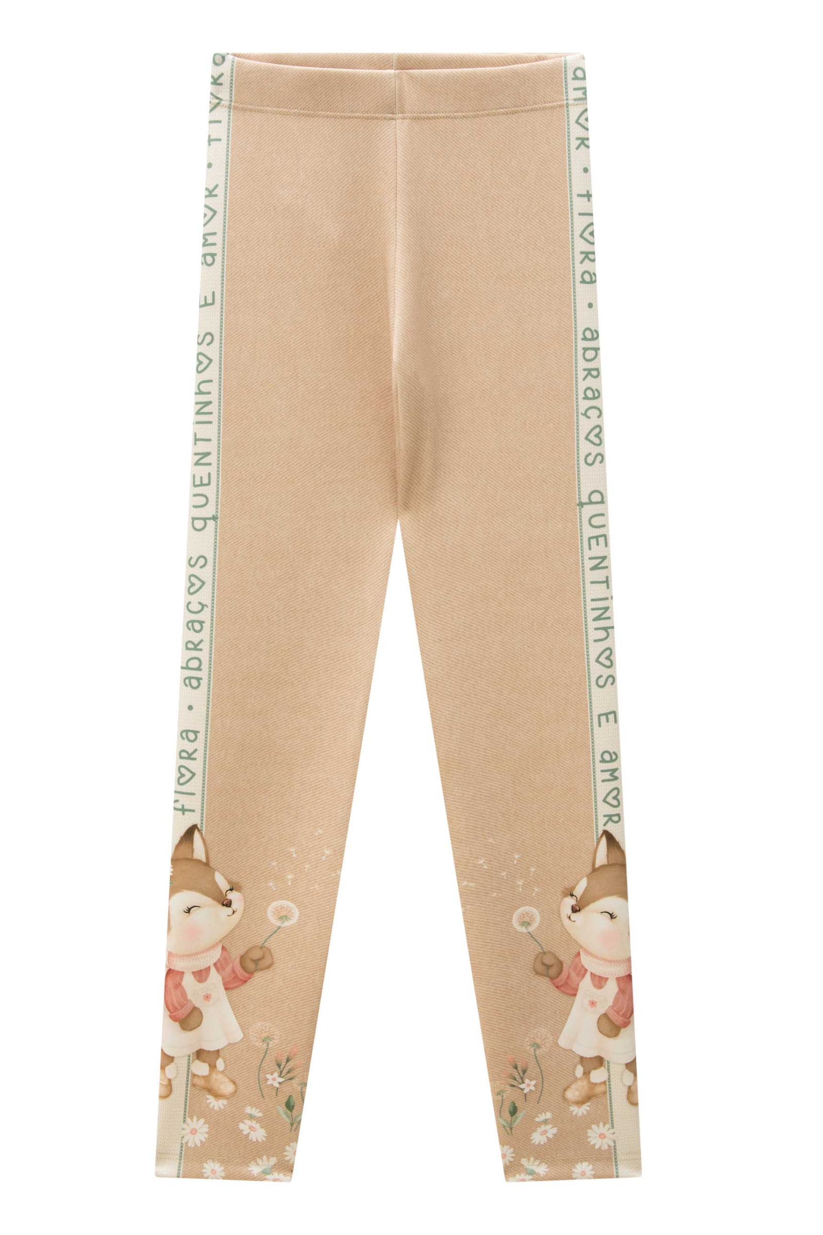 Calça Legging em Fly Tech 89408 Infanti Infantil Menina