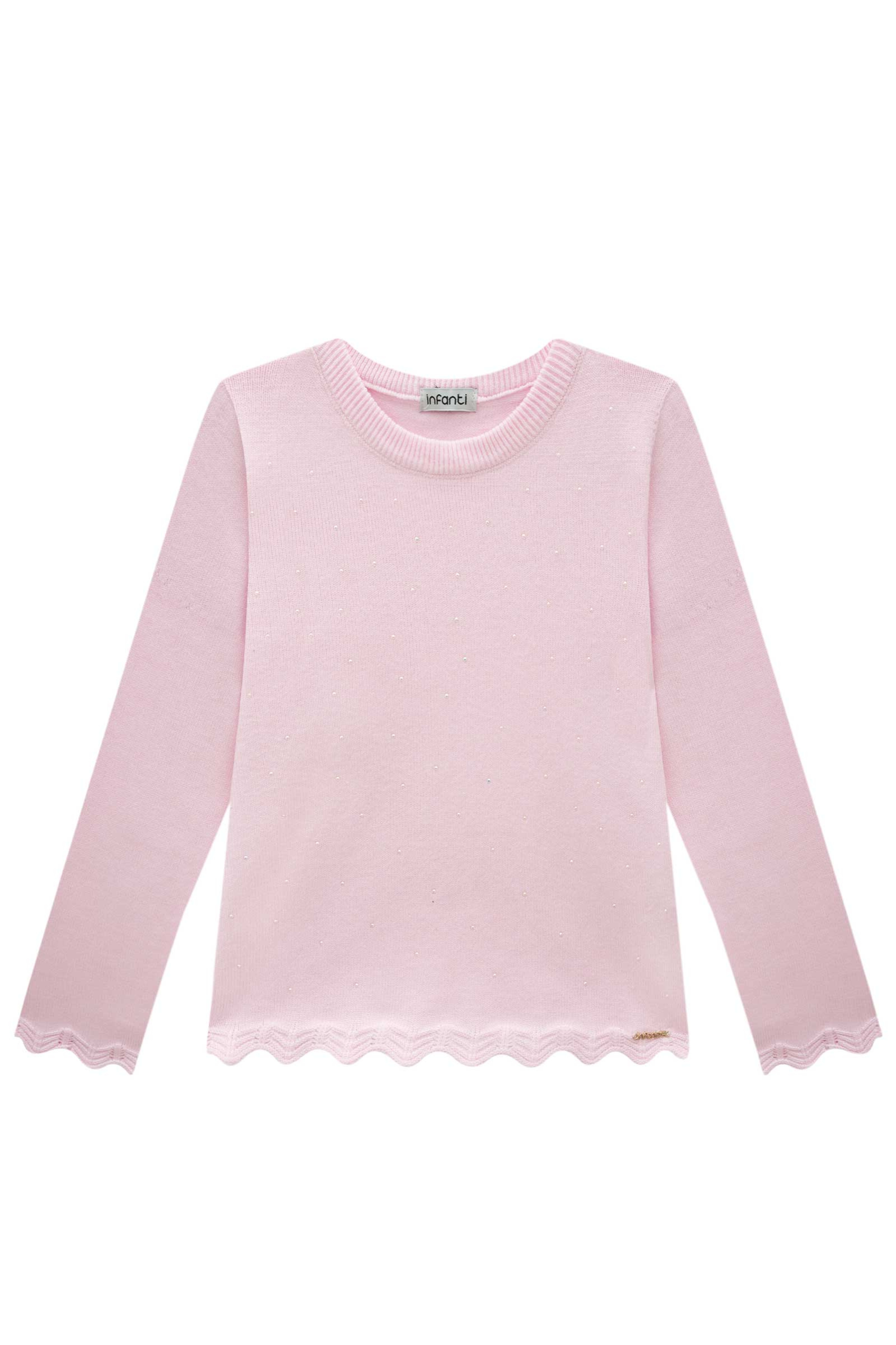 Blusa em Tricot Prime 94099 Infanti Infantil Menina