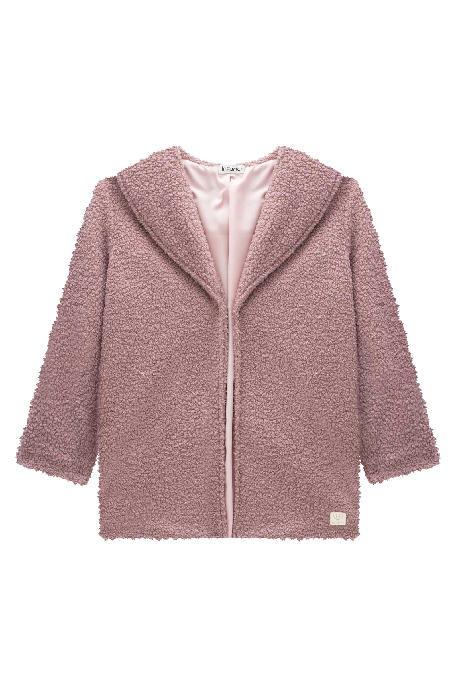 Casaco Alongado em Pelo Durban 92658 Infanti Infantil Menina